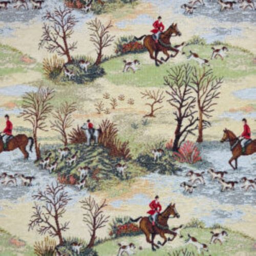Sanderson design hunting scene - sanderson,
