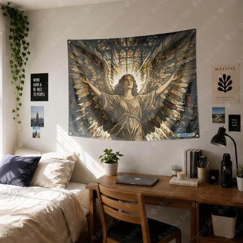 Guardian angel wings - guardian, tapestry