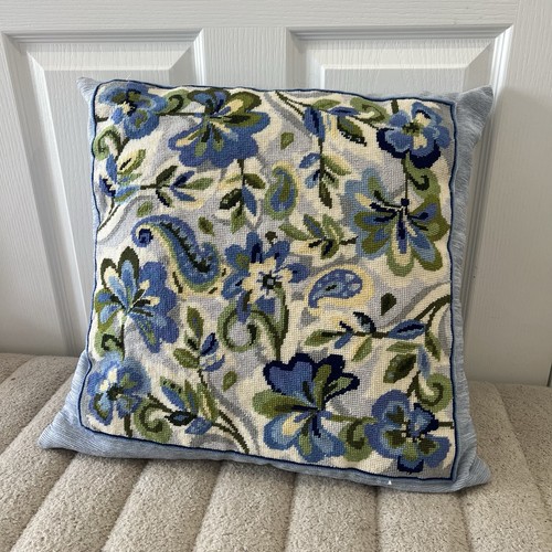 Vintage tapestry throw pillow - throw,