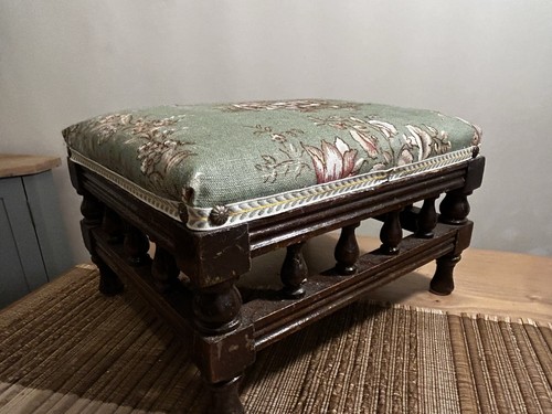 Vintage 1970s green floral - vintage,