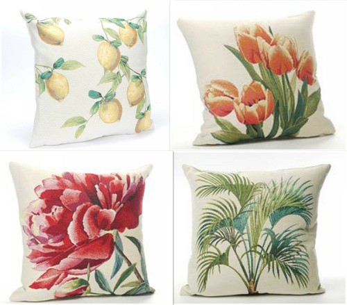 Tapestry cushion cover rose - ,