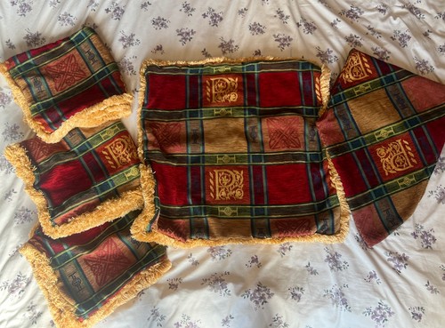 Vintage tapestry plaid - vintage,