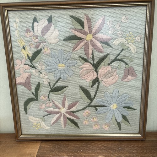 Vintage framed tapestry - vintage,