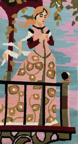 Vintage tapestry completed - tapestry,