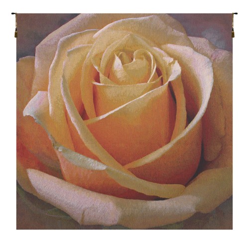 Yellow rose square belgian - square,