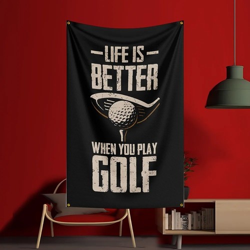Golf sport club fabric flag - sport,