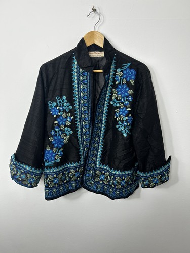 Vintage embroidered floral - embroidered,