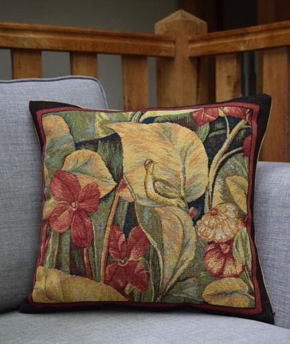 Jacquard woven tapestry
